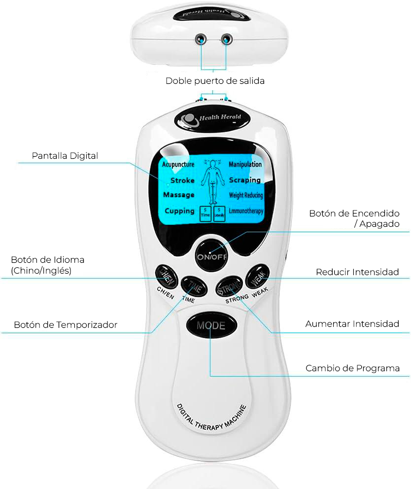 Einora Pulse™ - Electroestimulador Profesional para Alivio Cervical y Muscular